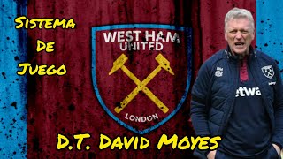 Cómo juega el West Ham de David Moyes 🏴󠁧󠁢󠁥󠁮󠁧󠁿