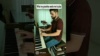 Expectation vs reality on piano playing!