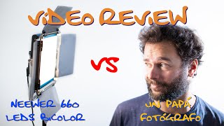 Iluminador Led Neewer 660 leds bi-color - Video Review