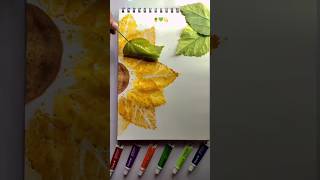 Sunflower Painting 🌻 #ytshorts #art #painting #ytshorts #youtubeshorts #shorts @artbeat01