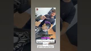 Aperfeiçoamento com @milenobarber #barbershop #cabelo #barber