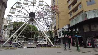 Giro por Curitiba na rua XV em 4k no coração da Rua XV Universidade e Boca Maldita #turismo #cwb