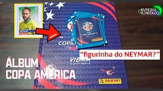 FIGURINHA DO NEYMAR? A COLEÇÃO COPA AMERICA 2024 COM O ÁLBUM CAPA DURA E UNBOXING DE CROMOS!