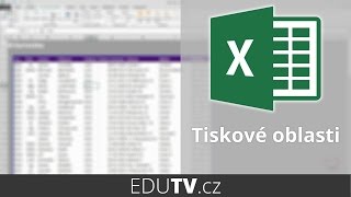 Oblast tisku a další nastavení tisku v Excelu | EduTV