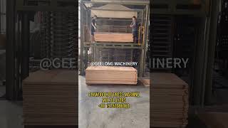 Plywood hot press machine, multi layers hot press machine, hot pressing line