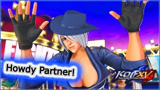 Yeehaw vibes, sexy cowgirl Angel joins KoF 15s roster! The King of Fighters XV trailer reaction