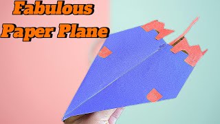 How To Make A Turbo Boost Jet Flying Origami Paper Airplane