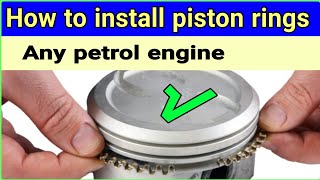 how to setup piston ring | piston ring ko setting kese kare ? @Guru.m