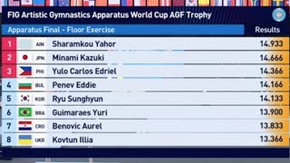 Carlos Yulo🥉 (Floor Exercise Finals) World Cup Baku 2024