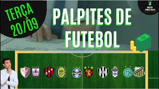 PALPITES DE FUTEBOL PARA O DIA 20/09/2022 (Terça)!!! CONFIRA AGORA MESMO!