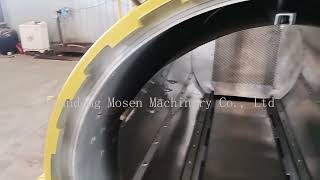 the inside of the carbon composite autoclave