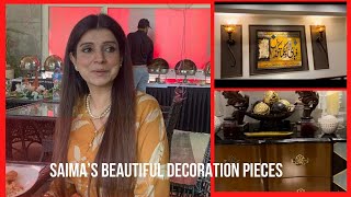 Saima's Beautiful Decoration Pieces ！Midnight Tea ☕️ Vlog 483