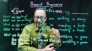 Present Progressive - How to use them in American English