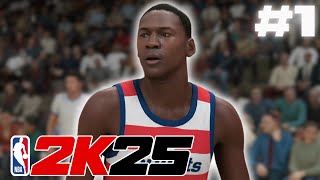 How Will He Turn Out? NBA 2K25 Micheal Jordan Career Re-Simulation #1