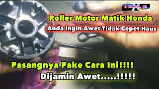 🔴Cara Memasang Roller  Motor Matik Honda Yang Baik Dan Benar Agar Roller Awet‼️