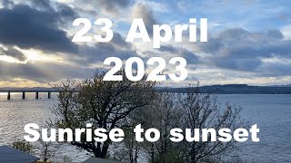 Sunrise to sunset on 23 April 2023 | 4K | Timelapse