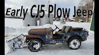 Early CJ5 Plow Jeep