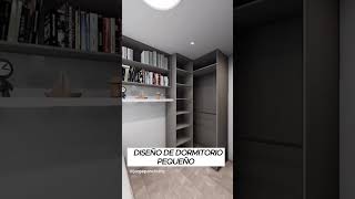 📹DISEÑO DE DORMITORIO PEQUEÑO OPTIMIZACION