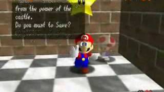 Super Mario 64 - Coinless-Cannonless-Capless TAS in 1:03:10