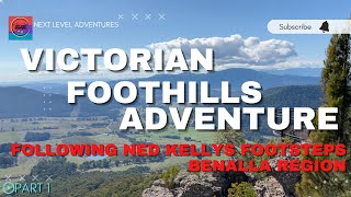 Victorian Foothills Adventure! Following Ned Kelly's Footsteps! Benalla, Powers Lookout, Greta!