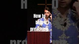 How to hear the word of God preached! #bible #truth #life #church #reformed