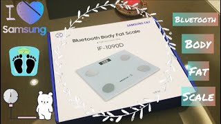 افضل ميزان قياس وزن من سامسونج | Bluetooth Body Fat Scale 👍