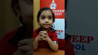 Play group student| Shashideep Public School #krishna_arora #shorts #toddlerlearning