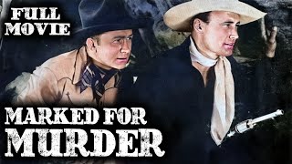 MARKED FOR MURDER | Tex Ritter | Full Western Movie | English | Wild West | Free Movie