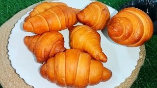 How to make a perfect croissants at home without oven/Bake ||Easy,fluffy and delicious snack