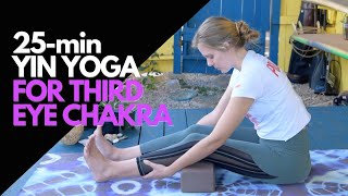 25-Minute Yin Yoga For Third Eye Chakra | 25 Minute Yin Yoga