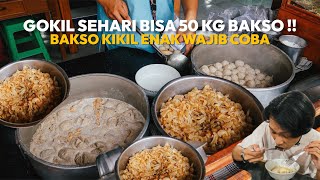 BAKSO KIKIL VIRAL YANG SELALU RAMAI !!! SEHARI BISA 50 KG BAKSO !!