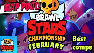 Brawl Stars February championship challenge maps 2021