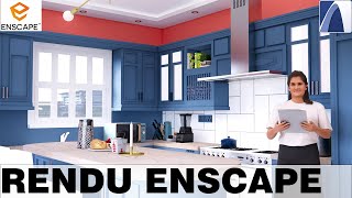 RENDU DE CUISINE AVEC ENSCAPE