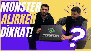 MONSTER NOTEBOOK TERCİH EDERKEN BİR DAHA DÜŞÜN! MONSTER PİŞMANLIK MI ?