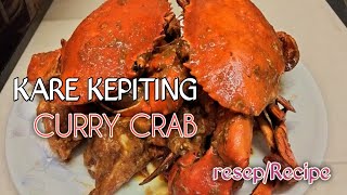 Resep rahasia kepiting (kare) enak dan gurih // Delicious Curry Crab