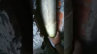 Plumbing work#pvc pipe blocked clear kese kare#shorts