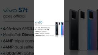 Vivo S7t Launch With Dimensity 820 & 44+2 MP Dual Front Camera