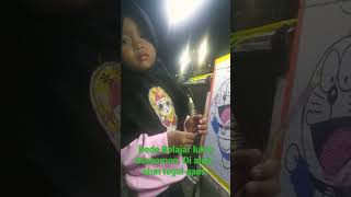 belajar lukis Doraemon di alun-alun kota Tegal #shorts #short #shortvideo #status #shortsvideo