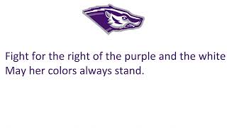 Spring Hill College's Fight Song, "Purple and White"