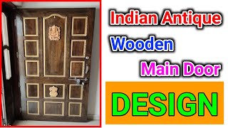 INDIAN TRADITIONAL FRONT DOOR DESIGN || TEAK WOOD DOOR DESIGN