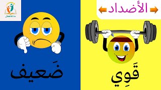 تعلم الكلمات وضدها للأطفال _ opposite words in Arabic for kids