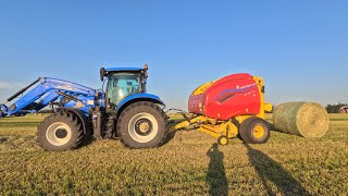 New Holland 560  vs Deere 569 Round Balers