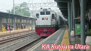 KA Kutojaya Utara (Kutoarjo - Pasar Senen) || #kai #kutojayautara #kaiacces #bangkukereta