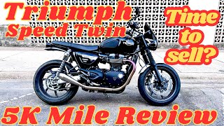 5K Mile Review of my Triumph Speed Twin #triumph #motorcycle #review