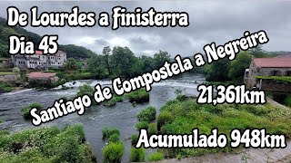 Caminho de Santiago - etapa de Santiago de Compostela a Negreira - resumo diário