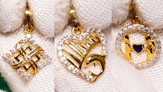 How To Pendant Design Stone Gold - Necklace Design For Women 2022 - Stone Pendant Design