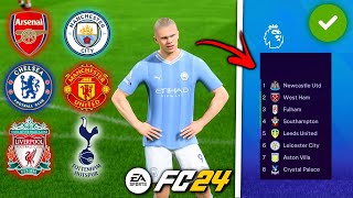 REMOVI O *BIG SIX* DA PREMIER LEAGUE! - EA FC 24 Experimento