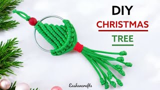 Macrame Christmas Tree 🎄 | DIY Macrame Christmas Ornaments | Choinka Makrama