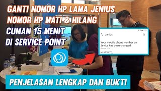 Cara Ganti Nomor HP Lama Jenius Di Service Point Terbaru‼️