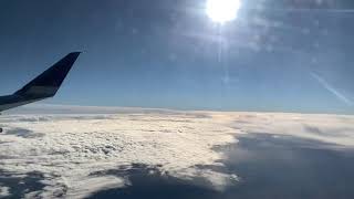 Beautiful cloud cover while cruising over New Mexico: United Express Embraer 175